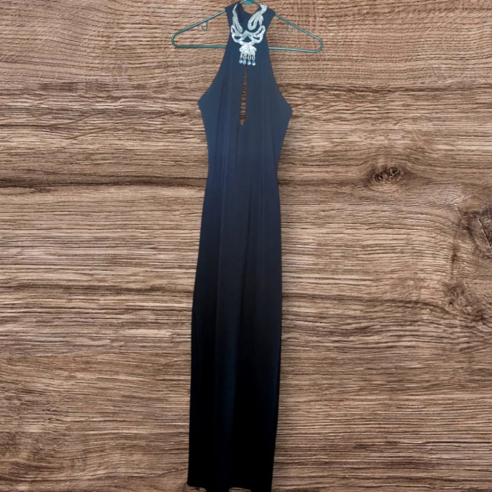 Vintage Lillie Rubin Dana Deatherage Formal Gown Dress Cocktail, Size M‎ Jewels